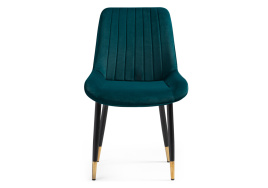 Стул на металлокаркасе Seda-1 green / gold / black фото 2