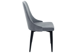 Стул на металлокаркасе Kora gray / black фото 2