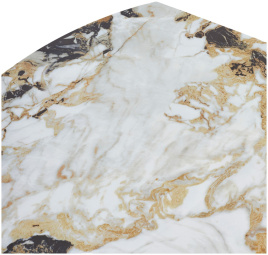 Стол TERAMO 135 GLOSS GRAND JADE SOLID CERAMIC, керамика, поворотн.механизм / Бронзовый, ®DISAUR фото 2