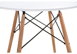 Стол деревянный Table 80 white / wood фото 3
