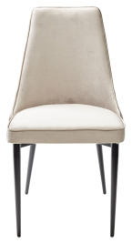 Стул НЕПАЛ (NEPAL-P) ЛАТТЕ #25, велюр/ черный каркас фото 5