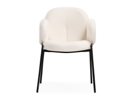 Стул на металлокаркасе Kalipso white / black фото 3