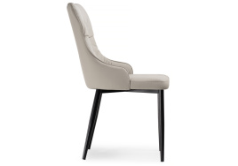 Стул на металлокаркасе Neli beige / black фото 3