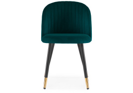 Стул на металлокаркасе Gabi green / black фото 2