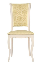 Стул С6 стул (тон 308 слоновая кость/ткань андрис бежевый комби)