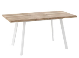 Стол раздвижной BORG-120 (120/160х80, Дуб каньон/Белый) фото 2