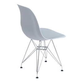 Стул Cindy Iron Chair Eames/Синди Айрон Чаир Имс (мод. 002) металл, пластик, 51х46х82,5, серый фото 4