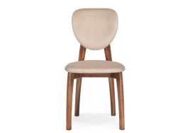 Стул деревянный Вакимо ткань tenerife beige / миланский орех фото 2
