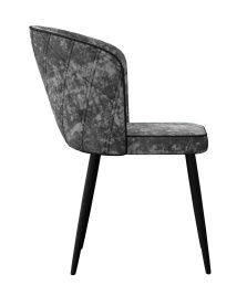 Стул DikLine 347 M14 серый, ножки черные фото 2