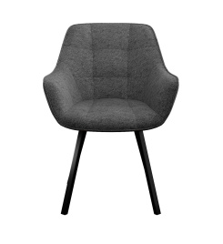 Стул DikLine 252 М поворотный, NS13 GRAPHITE, ножки черные фото 3