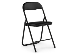 Стул на металлокаркасе Fold 1 складной black / black фото 1