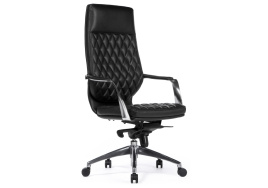 Офисное кресло Isida black / satin chrome фото 1