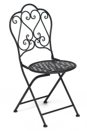 Стул Secret De Maison Love Chair стальной сплав, 43х48х91см, черный фото 1