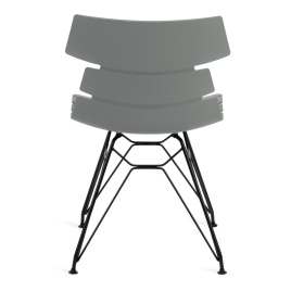 Стул HANSEN (mod. 622N) / 1 шт. в упаковке пластик/металл/эко кожа, 51х47х80 см, высота до сиденья 4 фото 4