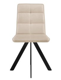 Стул DikLine 230 поворотный B03 BEIGE, ножки черные фото 3