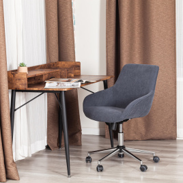 Кресло DUBLIN хром вельвет, графит фото 4