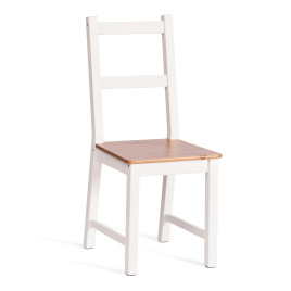 Стул Соната / Sonata chair массив сосны, 41х50х95 см, антик/белый фото 1