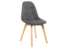 Стул деревянный Filip dark gray / wood фото 1