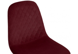 Стул на металлокаркасе Dabl wine red фото 4