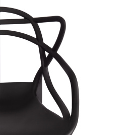 Стул Cat Chair (mod. 028) пластик, 53 x 59 x 82,5 см, черный (Black 3010) фото 3