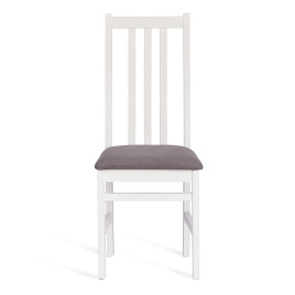 Стул Sweden/Свиден Нью, Многослойный березовый шпон, white/велюр серый, 41х40х99 см фото 4