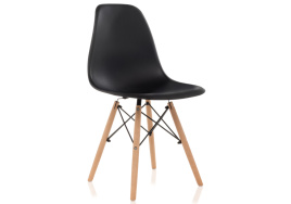 Пластиковый стул Eames PC-015 черный фото 1