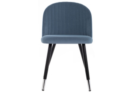 Стул на металлокаркасе Gabi blue / black фото 3