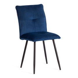 Стул обеденный Sweet LT, велюр, Blue (синий), 41х55х88 см фото 1
