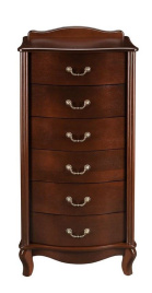 Комод "Джульетта" узкий 6 ящ. (орех ) Вис фото 2