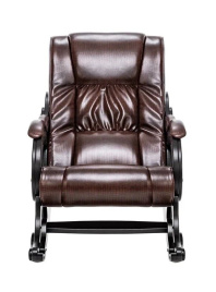 Кресло-качалка Сенатор 77 (Венге / Антик крокодил) фото 3