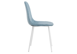 Стул на металлокаркасе на металлокаркасе Capri blue / white фото 4