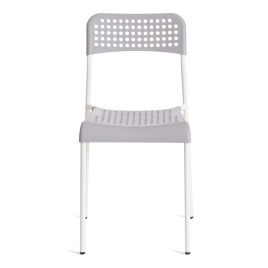 Стул ADDE (mod. C-049) металл/пластик, 39 х 49 х 78 см, Grey (серый) /White (белый) фото 5
