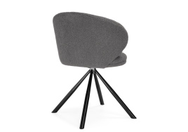 Стул на металлокаркасе Solomon крутящийся gray / black фото 5