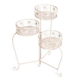 Цветочница Secret de Maison Трио/Trio (мод.PL08-9998) металл, 31х23х60см, античный белый фото 2