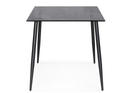 Стол стеклянный Smoke 120х80х75 clear gray / black фото 3