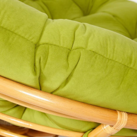 Кресло PAPASAN/ПАПАСАН 23/01 W  /с подушкой/ диаметр подушки 125 см, 115х101х104 см, Honey (мед), фл фото 4