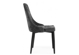 Стул на металлокаркасе Kora black / dark gray фото 4