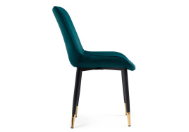 Стул на металлокаркасе Seda-1 green / gold / black фото 3