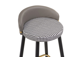 Барный стул Kardial gray / black фото 5