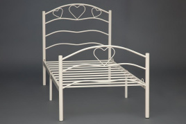 Кровать ROXIE 90*200 см (Single bed), белый (White) фото 2