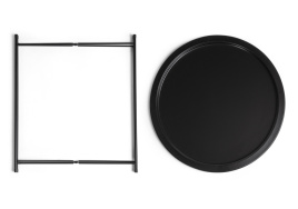 Журнальный стол Tray 47х51 black фото 3
