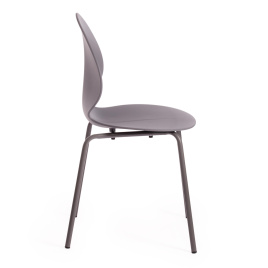 Стул EBAY (mod 03)  металл/пластик, 52x46x83.5, серый фото 2