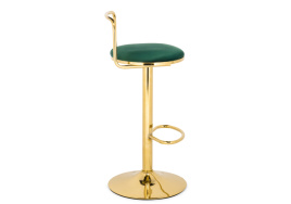 Барный стул Lusia green / gold фото 3
