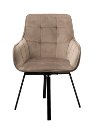 Стул MAVERICK 360 град. поворот. BLUVEL-40 BEIGE/ черный каркас, М-City фото 5