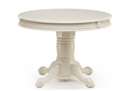 Стол деревянный Альфред круглый крем фото 1