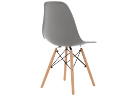 Пластиковый стул Eames PC-015 серый фото 5