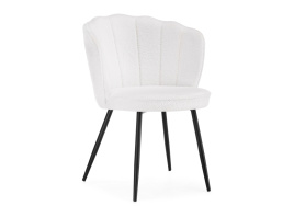 Стул на металлокаркасе Coral white / black фото 2