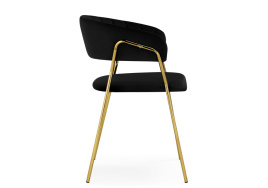 Стул на металлокаркасе Kamelia 1 black / gold фото 3