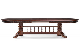 Стол деревянный Кассиль орех / коричневая патина фото 4