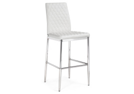 Барный стул Teon white / chrome фото 1